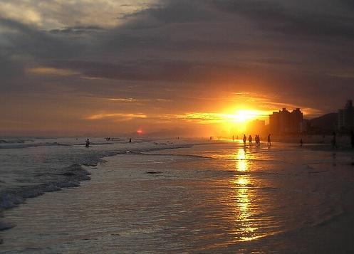 Apartamento Na Praia Grande Eksteriør billede